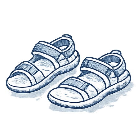 濡れても良い靴